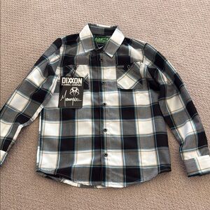 Dixxon Flannel youth Plaid Shirt